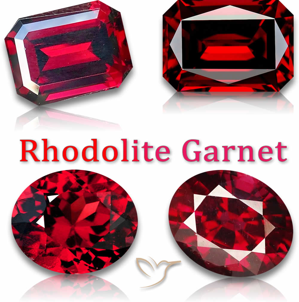 Acquista pietre preziose di granato rodolite