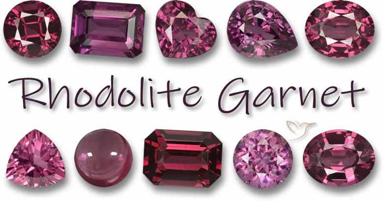 Acquista gemme di granato rodolite