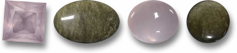 Quarzo rosa e ossidiana