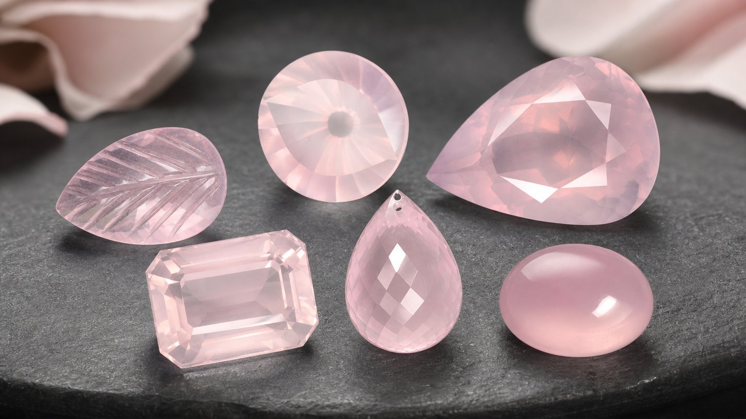 Pietre preziose di quarzo rosa naturale - guida all'acquisto
