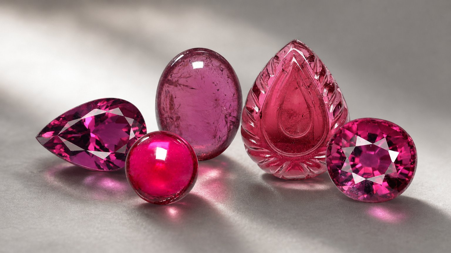 Guida all'acquisto di gemme naturali di tormalina rubellite.
