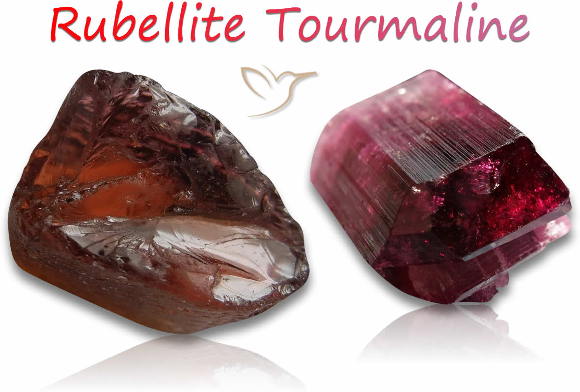 Pietre rubellite grezze