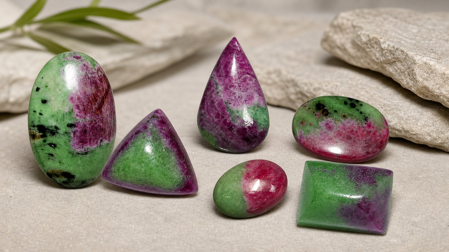 Gemme naturali di rubino e zoisite: guida all'acquisto