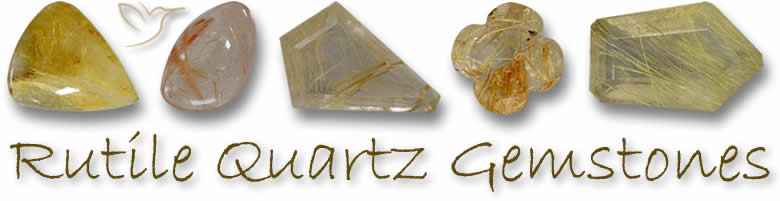 Pietre preziose di quarzo rutilato