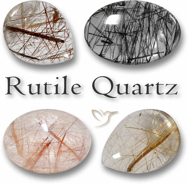 Pietre preziose al quarzo rutilo