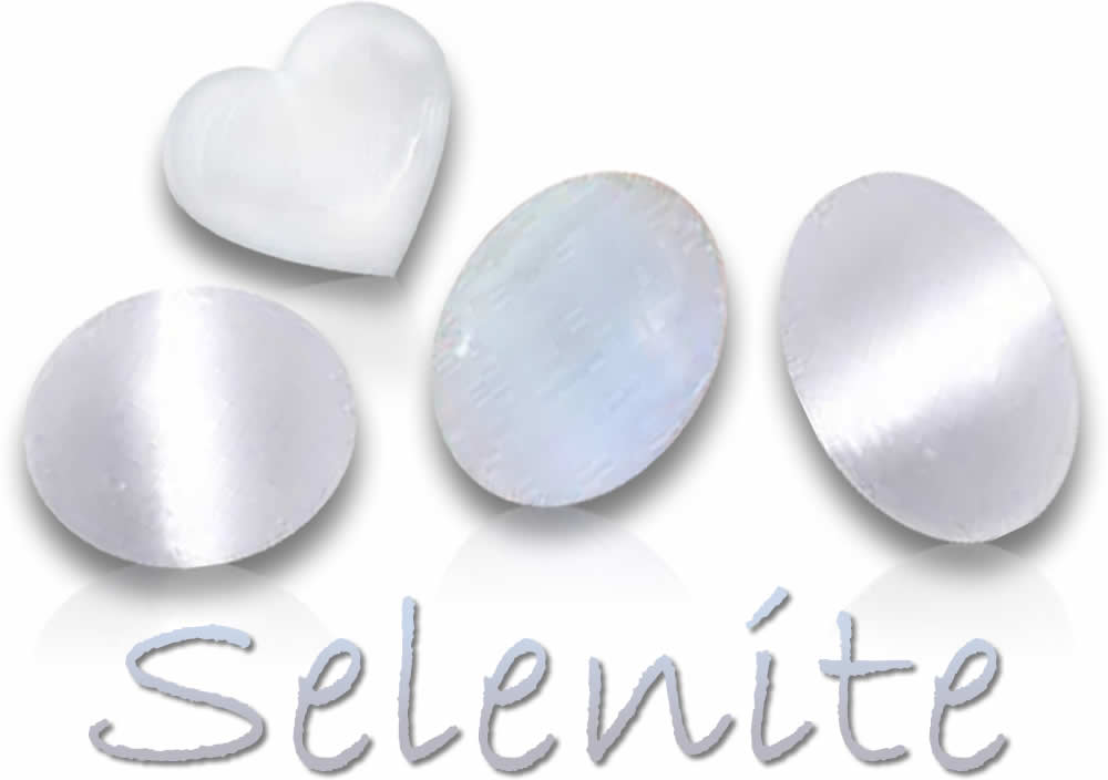 Pietre preziose di selenite naturale