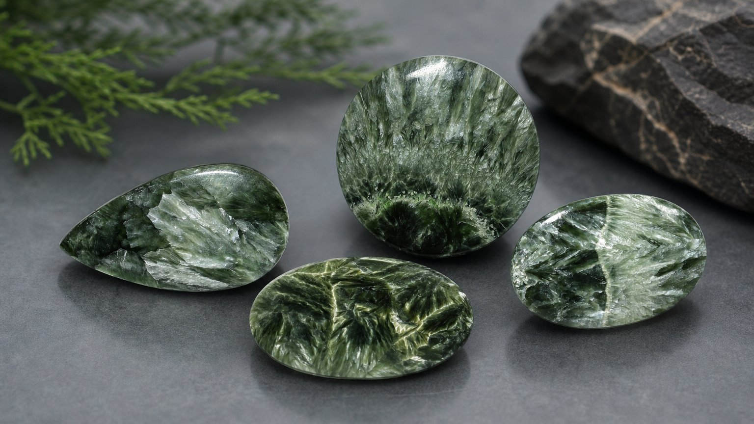 Gemme naturali di serafinite - guida all'acquisto
