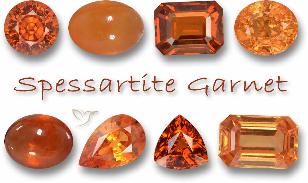 Acquista pietre preziose di granato di Spessartite