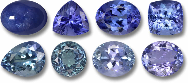 Gamma di colori tanzanite
