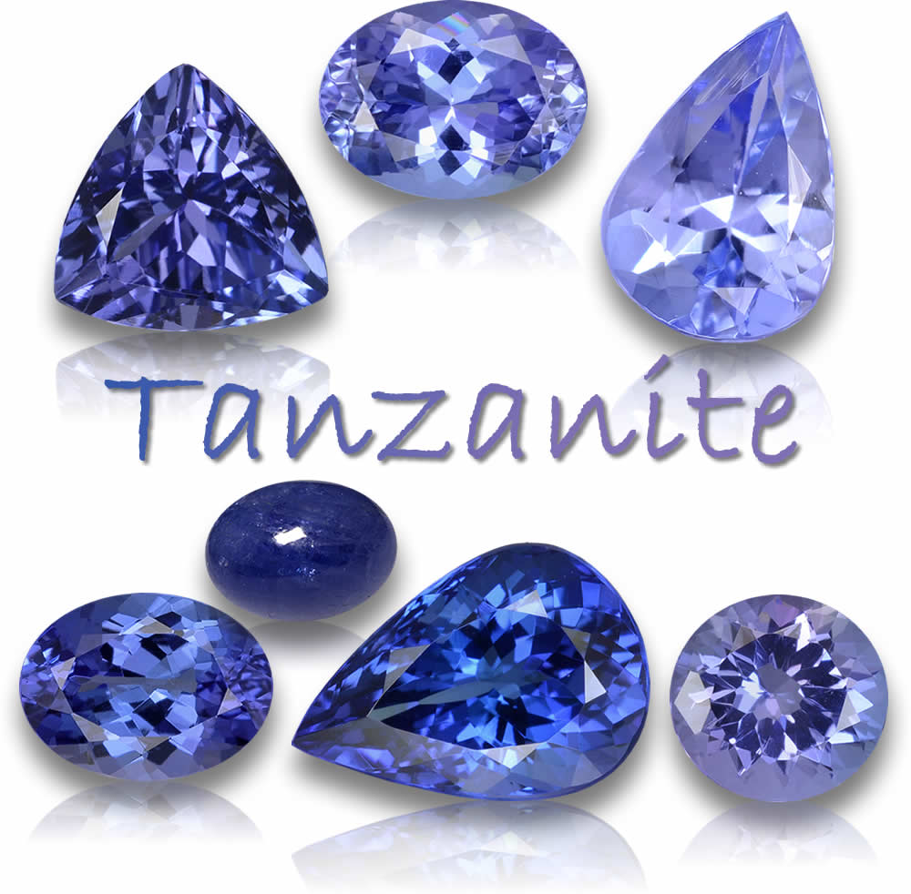 Pietre preziose di tanzanite naturale in vendita