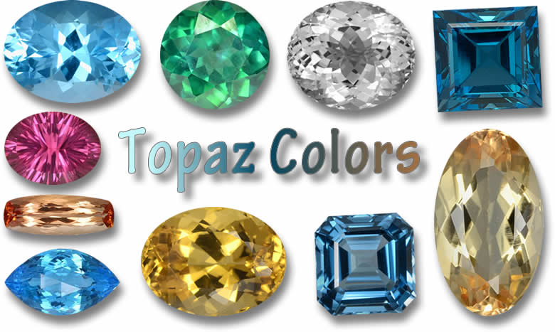 Gamma di colori topazio