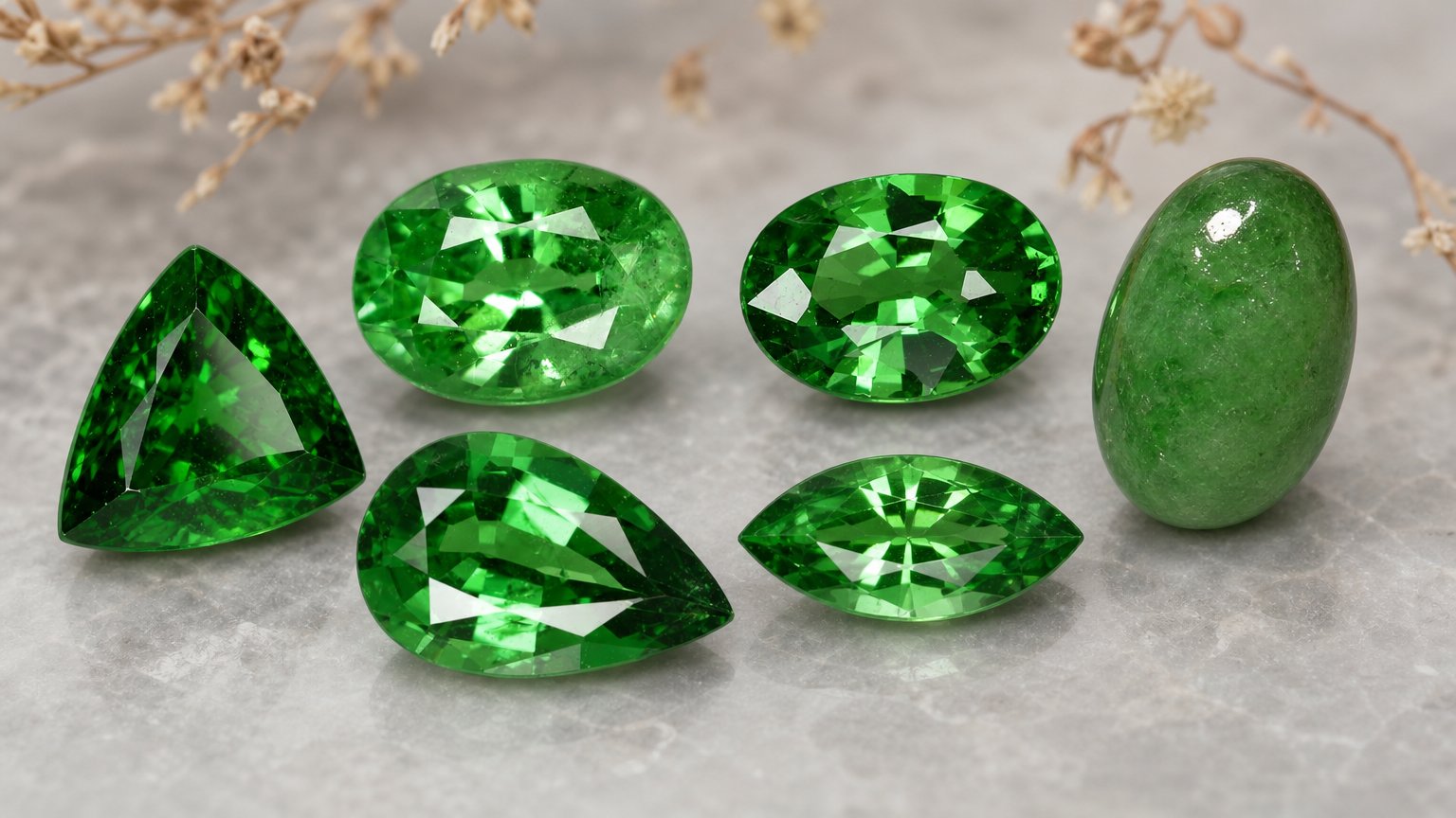 Guida all'acquisto di granati tsavorite naturali