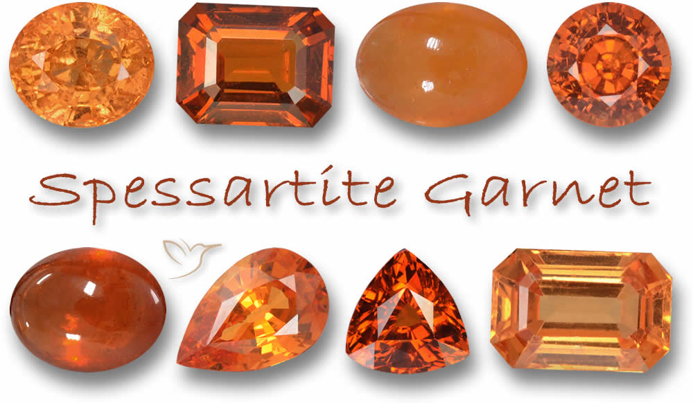 Acquista pietre preziose di granato di Spessartite