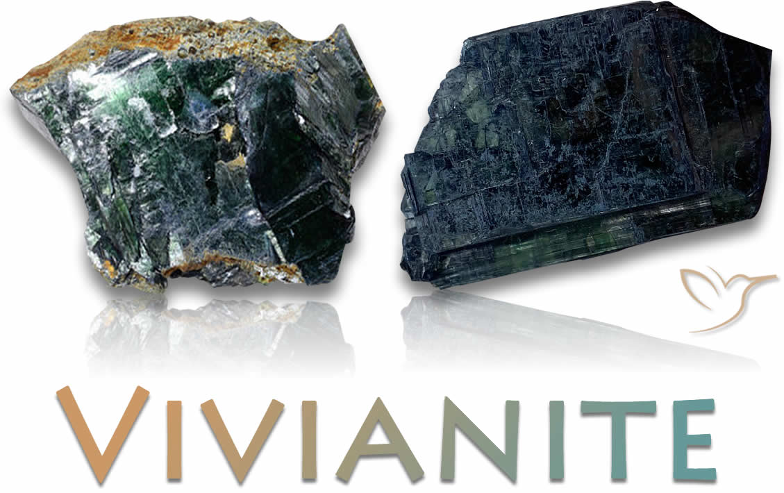 Pietre grezze di Vivianite