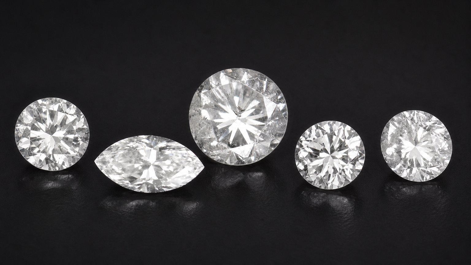 Gemme di diamante bianco naturale - guida all'acquisto