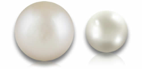 Pietre preziose di perla bianca naturale