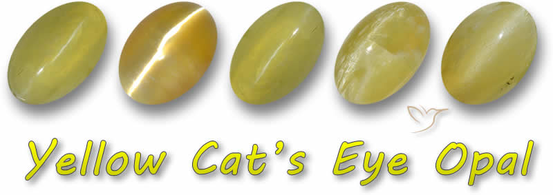 Acquista pietre preziose di opale occhio di gatto giallo