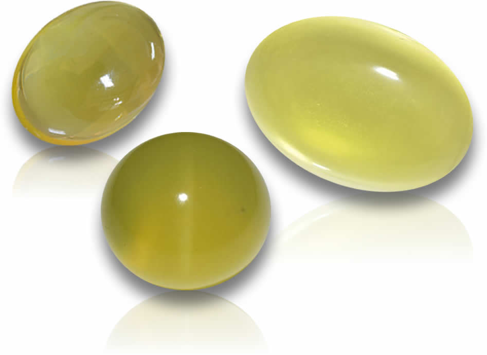 Cabochon di quarzo giallo