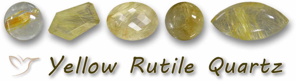 Acquista pietre preziose di quarzo rutilo giallo
