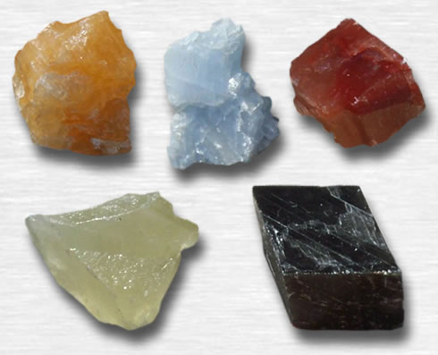 Diversi colori di calcite