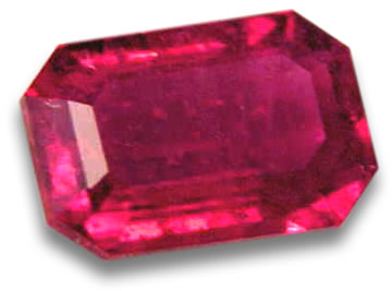 Berillo rosso sfaccettato / Bixbite