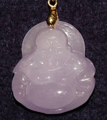 Buddha di giadeite lavanda