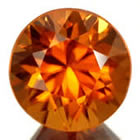 Zircone arancione dalla Cambogia