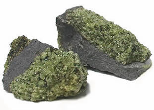 Peridot grezzo dell'Arizona
