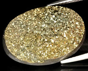 Drusy di pirite arcobaleno