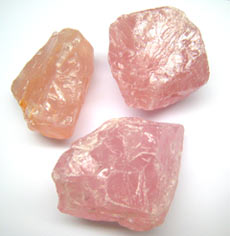 Quarzo rosa grezzo dal Sud Africa