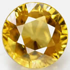 Zircone giallo dalla Tanzania