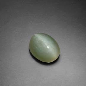 Occhio di gatto actinolite Verde naturale da 2.76 ct, Taglio ovale, Trasparente