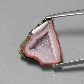 Geodi di agata naturale multicolore da 7,69 ct, forma fantasia, opaco
