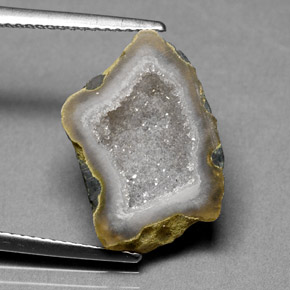 Geodi di agata naturale multicolore da 6,18 ct, forma fantasia, opaco