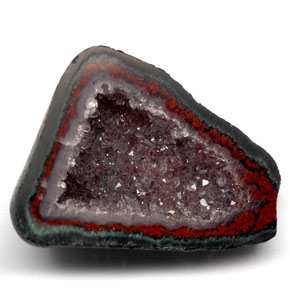 Il geode di agata Multicolore naturale da 16.82 ct, Forma fantasia, Opaco