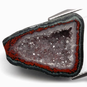 Il geode di agata Multicolore naturale da 16.82 ct, Forma fantasia, Opaco