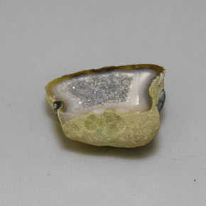 Geodi di agata naturale multicolore da 7,59 ct, forma fantasia, opaco