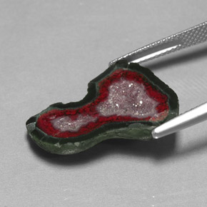 Geodi di agata naturale multicolore da 10,51 ct, forma fantasia, opaco
