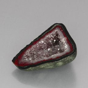 Il geode di agata Multicolore naturale da 16.82 ct, Forma fantasia, Opaco