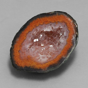 Geodi di agata naturale multicolore da 9,01 ct, forma fantasia, opaco