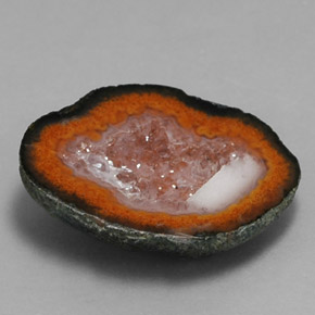 Geodi di agata naturale multicolore da 8,23 ct, forma fantasia, opaco