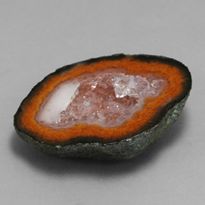 Geodi di agata naturale multicolore da 8,23 ct, forma fantasia, opaco
