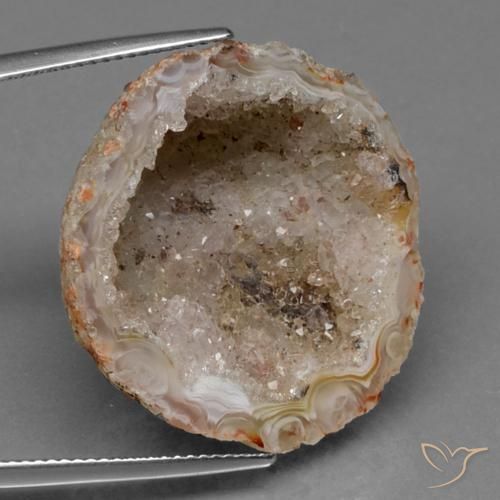 Il geode di agata Multicolore naturale da 35.43 ct, Taglio a fantasia, Opaco
