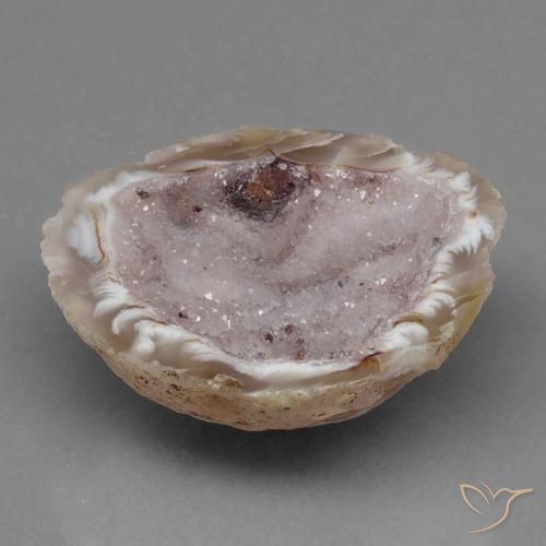 53.84ct Naturale Multicolore Il geode di agata, Taglio a fantasia, Opaco