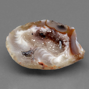 Geodi di agata naturale multicolore da 49,36 ct, forma fantasia, opaco
