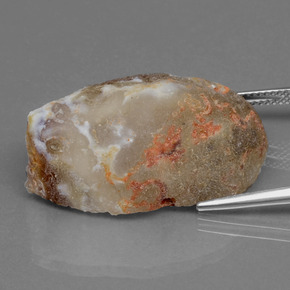 Geodi di agata naturale multicolore da 49,36 ct, forma fantasia, opaco