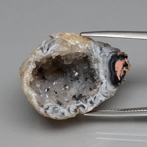 Geodi di agata naturale multicolore da 42,66 ct, forma fantasia, opaco