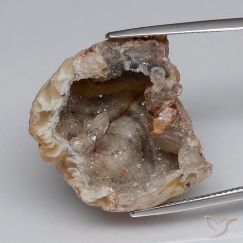 40.83ct Naturale Multicolore Il geode di agata, Taglio a fantasia, Opaco
