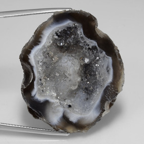 Geodi di agata naturale multicolore da 65,22 ct, forma fantasia, opaco