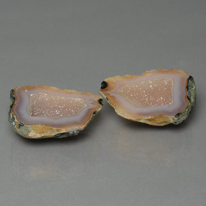 Geodi di agata naturale multicolore da 41,89 ct, forma fantasia, opaco